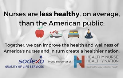 Together we can improve the health and wellness of America's nurses and in turn create a healthier nation